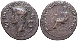 EMPIRE ROMAIN - ROMAN
Caligula (37-41). Dupondius, pour Divin Auguste ND (37-41), Rome.
RIC.56 ; Bronze - 11,67 g - 30 mm - 7 h
Légère corrosion. TB....