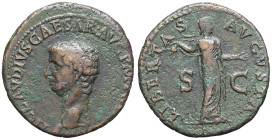 EMPIRE ROMAIN - ROMAN
Claude (41-54). As ND (41-54), Rome.
RIC.97 ou 113 ; Bronze - 10,24 g - 27 mm - 6 h
TB à TTB.