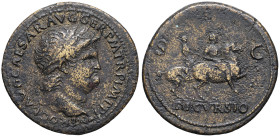 EMPIRE ROMAIN - ROMAN
Néron (54-68). Sesterce ND (62-68), Lyon.
RIC.396 ; Bronze - 22,12 g - 36 mm - 7 h
Légère et ancienne corrosion. TB à TTB.