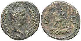 EMPIRE ROMAIN - ROMAN
Néron (54-68). Dupondius ND (62-68), Rome.
RIC.343 ; Bronze - 14,34 g - 28,5 mm - 6 h
Traces de corrosion ancienne. TTB.