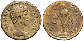 EMPIRE ROMAIN - ROMAN
Aelius César (136-138). Sesterce ND (137), Rome.
RIC.II.392/435 ; Bronze - 26,99 g - 33 mm - 6 h
De très belle qualité, avec une...