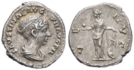EMPIRE ROMAIN - ROMAN
Faustine la Jeune (147-175). Denier ND (145-161), Rome.
RIC.515A ; Argent - 3,35 g - 18,5 mm - 11 h
Superbe.