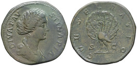 EMPIRE ROMAIN - ROMAN
Faustine la Jeune (147-175). Sesterce ND (176-180), Rome.
RIC.1703 ; Bronze - 25,87 g - 31 mm - 6 h
TTB.