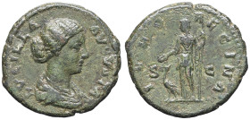 EMPIRE ROMAIN - ROMAN
Lucille, femme de Lucius Verus (161-169). As ND (164-169), Rome.
RIC.1752 ; Bronze - 10,92 g - 24,5 mm - 6 h
TTB.
