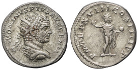 EMPIRE ROMAIN - ROMAN
Caracalla (198-217). Antoninien ND (215), Rome.
RIC.264B ; Argent - 4,91 g - 21,5 mm - 1 h
TTB.