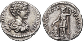 EMPIRE ROMAIN - ROMAN
Caracalla (198-217). Denier ND (196-197), Laodicée ad Mare.
RIC.330 ; Argent - 3,17 g - 17,5 mm - 5 h
TTB.