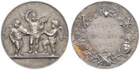 ALGÉRIE - ALGERIA
IIIe République (1870-1940). Médaille, musique, lycée d’Alger, par J. Lagrange ND (modèle de 1869, attribution en 1901), Paris.
Esc....