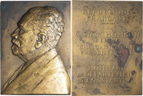 ALGÉRIE - ALGERIA
IIIe République (1870-1940). Plaque, cinquantenaire parlementaire de Gaston Thomson, hommage du département de Constantine, par F. S...