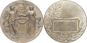 ALGÉRIE - ALGERIA
IIIe République (1870-1940). Médaille, syndicat commercial algérien, cours commerciaux, par F. Rasumny ND (attribution en 1932).
Esc...
