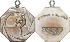 ALGÉRIE - ALGERIA
IVe République (1947-1958). Médaille, l’Écho d’Alger, par Fraisse ND.
Esc.- ; Bronze argenté - 54,78 g - 61 mm - 12 h
Poinçon (trian...
