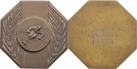 ALGÉRIE - ALGERIA
IVe République (1947-1958). Médaille, concours de ski 1955.
Esc.- ; Bronze - 47,99 g - 50 mm - 12 h
Attribution gravée au revers ; T...
