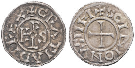 FRANCE / CAROLINGIENS - FRANCE / CAROLINGIAN
Charles II le Chauve (840-877). Denier ND (840-877), Saint-Denis.
P.344 - MG.840 - MEC.897 - Dep.896 ; Ar...
