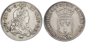 FRANCE / CAPÉTIENS - FRANCE / ROYAL
Louis XV (1715-1774). Tiers d’écu de France 1721, A, Paris.
Dy.1667A - G.306 ; Argent - 7,95 g - 27 mm - 6 h
Frapp...