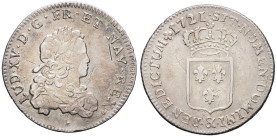 FRANCE / CAPÉTIENS - FRANCE / ROYAL
Louis XV (1715-1774). Tiers d’écu de France 1721, &, Aix-en-Provence.
Dy.1667A - G.306 ; Argent - 7,88 g - 28 mm -...
