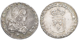 FRANCE / CAPÉTIENS - FRANCE / ROYAL
Louis XV (1715-1774). Sixième d’écu de France 1722, H, La Rochelle.
Dy.1668 - G.297 ; Argent - 4,01 g - 24 mm - 6 ...