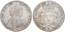 FRANCE / CAPÉTIENS - FRANCE / ROYAL
Louis XV (1715-1774). Demi-écu aux rameaux d’olivier 1727, &, Aix-en-Provence.
Dy.1676 - G.313 ; Argent - 14,69 g ...