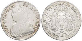 FRANCE / CAPÉTIENS - FRANCE / ROYAL
Louis XV (1715-1774). Demi-écu aux rameaux d’olivier 1730, E, Tours.
Dy.1676 - G.313 ; Argent - 14,58 g - 33 mm - ...