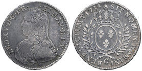 FRANCE / CAPÉTIENS - FRANCE / ROYAL
Louis XV (1715-1774). Demi-écu aux rameaux d’olivier 1734, C, Caen.
Dy.1676 - G.313 ; Argent - 14,41 g - 33 mm - 6...