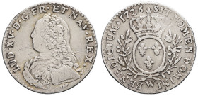 FRANCE / CAPÉTIENS - FRANCE / ROYAL
Louis XV (1715-1774). Dixième d’écu aux rameaux d’olivier 1726, W, Lille.
Dy.1678 - G.291 ; Argent - 2,87 g - 21 m...