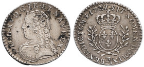 FRANCE / CAPÉTIENS - FRANCE / ROYAL
Louis XV (1715-1774). Vingtième d’écu aux rameaux d’olivier 1727, CC, Besançon.
Dy.1679 - G.283 ; Argent - 1,43 g ...