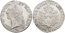 FRANCE / CAPÉTIENS - FRANCE / ROYAL
Louis XV (1715-1774). Écu au bandeau 1764, L, Bayonne.
Dy.1680 - G.322 - Dav.1331 ; Argent - 29,20 g - 41 mm - 6 h...