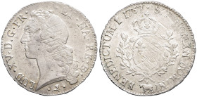 FRANCE / CAPÉTIENS - FRANCE / ROYAL
Louis XV (1715-1774). Écu au bandeau de Béarn 1767, vache, Pau.
Dy.1680 - G.322a - Dav.A1331 ; Argent - 29,33 g - ...