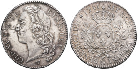 FRANCE / CAPÉTIENS - FRANCE / ROYAL
Louis XV (1715-1774). Demi-écu au bandeau 1741, G, Poitiers.
Dy.1681 - G.314 (R3) ; Argent - 14,61 g - 33,5 mm - 6...
