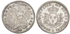 FRANCE / CAPÉTIENS - FRANCE / ROYAL
Louis XV (1715-1774). Cinquième d’écu au bandeau 1756, CC, Besançon.
Dy.1682 - G.299 ; Argent - 5,78 g - 28 mm - 6...