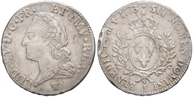 FRANCE / CAPÉTIENS - FRANCE / ROYAL
Louis XV (1715-1774). Écu dit à la vieille tête 1773, I, Limoges.
Dy.1685 - G.323 - Dav.1332 ; Argent - 29,15 g - ...