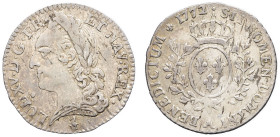 FRANCE / CAPÉTIENS - FRANCE / ROYAL
Louis XV (1715-1774). Dixième d’écu à la vieille tête 1772, A, Paris.
Dy.1688 - G.293 ; Argent - 2,87 g - 21 mm - ...