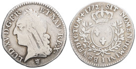 FRANCE / CAPÉTIENS - FRANCE / ROYAL
Louis XV (1715-1774). Dixième d’écu à la vieille tête 1772, I, Limoges.
Dy.1688 - G.293 ; Argent - 2,83 g - 21,5 m...