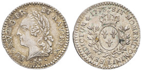 FRANCE / CAPÉTIENS - FRANCE / ROYAL
Louis XV (1715-1774). Vingtième d’écu à la vieille tête 1773, L, Bayonne.
Dy.1689 - G.285 ; Argent - 1,47 g - 19 m...