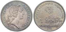 FRANCE / CAPÉTIENS - FRANCE / ROYAL
Louis XV (1715-1774). Jeton, Secrétaires du Roi 1731 (1740), Paris.
F.335 v. - Guéant-Prieur 582A ; Argent - 8,20 ...