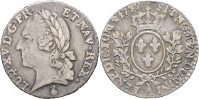 FRANCE / CAPÉTIENS - FRANCE / ROYAL
Louis XVI (1774-1792). Vingtième d’écu à la vieille tête 1779, A, Paris.
Dy.1713 - G.351 ; Argent - 1,43 g - 17 mm...