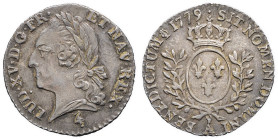 FRANCE / CAPÉTIENS - FRANCE / ROYAL
Louis XVI (1774-1792). Vingtième d’écu à la vieille tête 1779, 2e semestre, A, Paris.
Dy.1713 - G.351 ; Argent - 1...