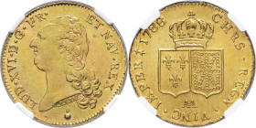 FRANCE / CAPÉTIENS - FRANCE / ROYAL
Louis XVI (1774-1792). Double louis d’or à la tête nue 1788, AA, Metz.
Dy.1706 - G.363 - Fr.474 ; Or - [13,60] g -...