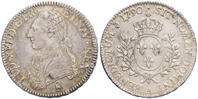 FRANCE / CAPÉTIENS - FRANCE / ROYAL
Louis XVI (1774-1792). Écu aux rameaux d’olivier 1790, 2e semestre, A, Paris.
Dy.1708 - G.356 ; Argent - 29,46 g -...