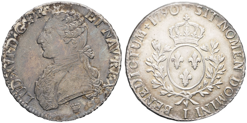 FRANCE / CAPÉTIENS - FRANCE / ROYAL
Louis XVI (1774-1792). Écu aux rameaux d’oli...