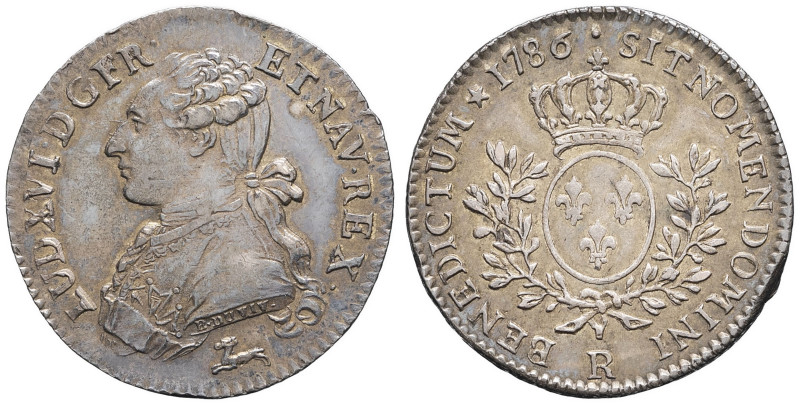 FRANCE / CAPÉTIENS - FRANCE / ROYAL
Louis XVI (1774-1792). Cinquième d’écu aux r...