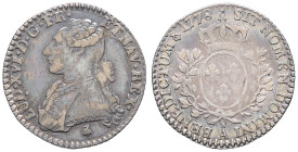FRANCE / CAPÉTIENS - FRANCE / ROYAL
Louis XVI (1774-1792). Dixième d’écu aux rameaux d’olivier 1778, 2e semestre, A, Paris.
Dy.1711 - G.353 ; Argent -...