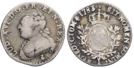 FRANCE / CAPÉTIENS - FRANCE / ROYAL
Louis XVI (1774-1792). Vingtième d’écu aux rameaux d’olivier 1783, 1er semestre, A, Paris.
Dy.1712 - G.352 ; Argen...