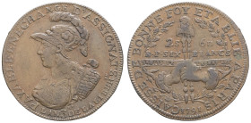 FRANCE / CAPÉTIENS - FRANCE / ROYAL
Constitution (1791-1792). Caisse de Bonne foy, 6 blancs ou 2 sols 6 deniers 1791 - An 3, Paris.
VG.238 ; Bronze - ...