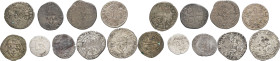 FRANCE / CAPÉTIENS - FRANCE / ROYAL
Lot. Lot de 7 monnaies royales et 2 féodales ND.
Billon - total : 18,08 g
B à TTB.
François Ier, blanc à la couron...