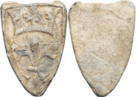 FRANCE / CAPÉTIENS - FRANCE / ROYAL
Poids commercial à la fleur de lis couronnée ND (14e s.).
Malton museum cf. MM2006.716 ; Plomb - 184,83 g - 73,50 ...
