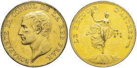 FRANCE - FRANCE
Consulat (1799-1804). Médaille, Bonaparte Premier Consul, la Paix d’Amiens par Droz 1802, Paris.
Br.199 ; Bronze doré - 31,97 g - 39 m...