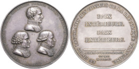 FRANCE - FRANCE
Consulat (1799-1804). Médaille, promulgation du Traité d’Amiens, par Jeuffroy An X - 1802, Paris.
Br.218 - Ess.983 - Jul.1092 ; Argent...