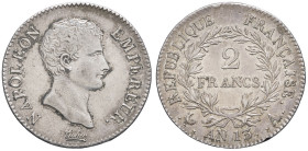 FRANCE - FRANCE
Premier Empire / Napoléon Ier (1804-1814). 2 francs calendrier révolutionnaire An 13 (1805), A, Paris.
G.495 - F.251 ; Argent - 10,00 ...