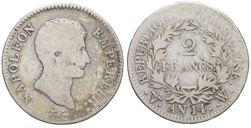 FRANCE - FRANCE
Premier Empire / Napoléon Ier (1804-1814). 2 francs calendrier r...