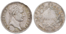 FRANCE - FRANCE
Premier Empire / Napoléon Ier (1804-1814). 1 franc Empire 1809, K, Bordeaux.
G.447 - F.205 ; Argent - 4,95 g - 23 mm - 6 h
TTB.