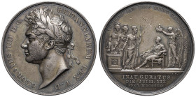 GRANDE-BRETAGNE - UNITED KINGDOM
Georges IV (1820-1830). Médaille, le couronnement du Roi, par B. Pistrucci 1821, Londres.
BHM.1070 - Eimer.1146 ; Arg...